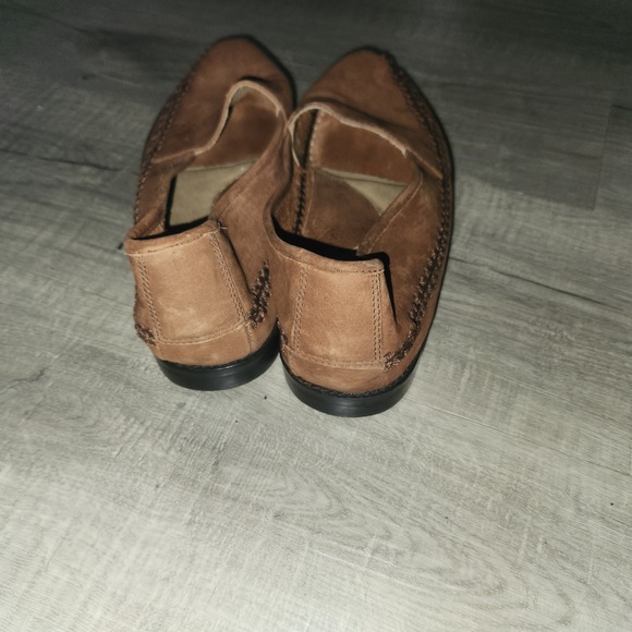Kenneth Cole New York Mens Brown Leather Whipstitch Loafers Slip On Shoes 11.5 D main image 13